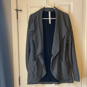 Lululemon Gray Open Front Sweater